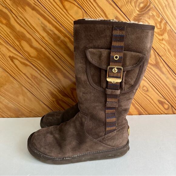 UGG Retro Cargo Tall Boot in Espresso - Picture 2 of 8